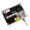 RS PRO Junction Box Trace Heating Thermostat 75 mm x 200 mm x 150 mm, 0 °C to 90 °C 665-7567