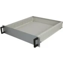 RS PRO 3 U Rackmount Enclosure Heavy Duty Ventilated Aluminium Steel Frame 466x436x123 mm 665-7637