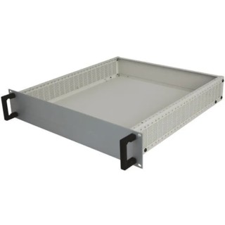 RS PRO Heavy Duty 4 U Ventilated Rackmount Enclosure 466 mm Depth 436 mm Width 168 mm Height 665-7646