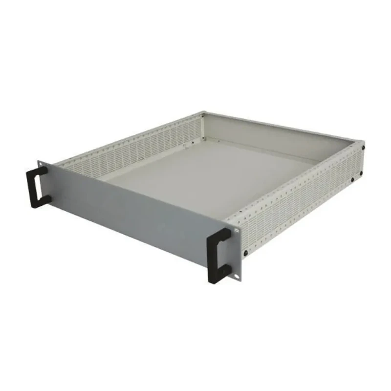 RS PRO Heavy Duty 4 U Ventilated Rackmount Enclosure 466 mm Depth 436 mm Width 168 mm Height 665-7646