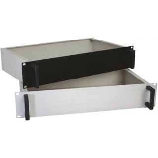 RS PRO 1 U 19 in Rack Mount Case Ventilated Steel Aluminium Chassis 250mm Depth Model 665-7659