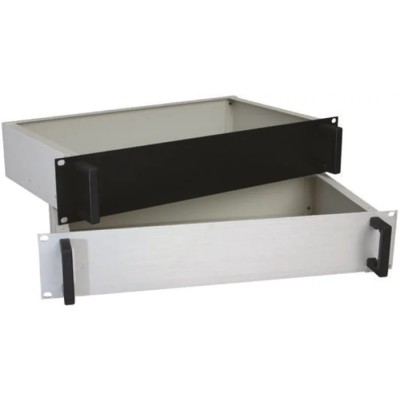 RS PRO 1 U 19 in Rack Mount Case Ventilated Steel Aluminium Chassis 250mm Depth Model 665-7659