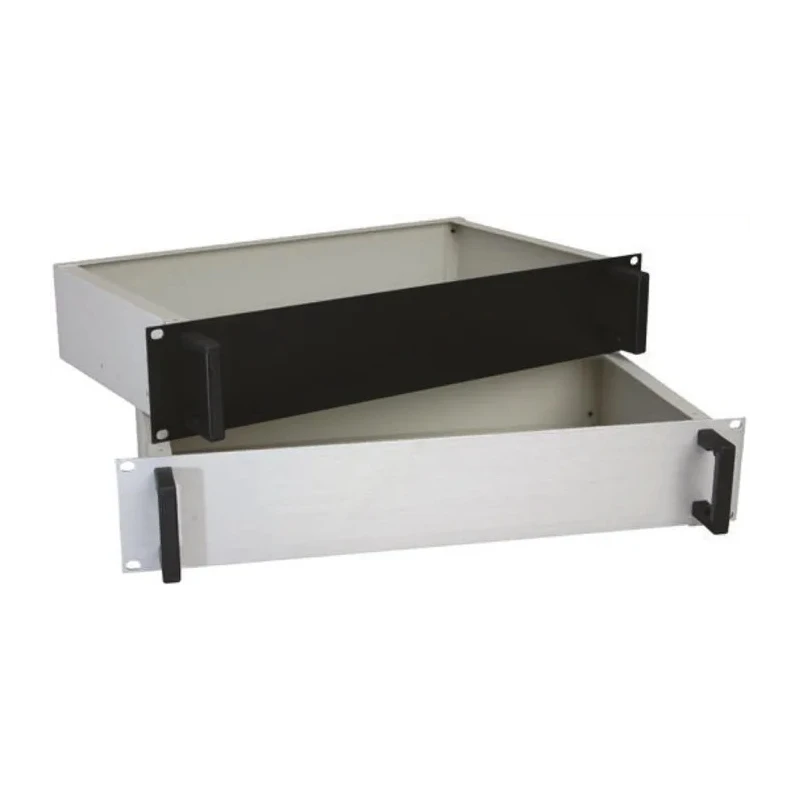 RS PRO 1 U 19 in Rack Mount Case Ventilated Steel Aluminium Chassis 250mm Depth Model 665-7659