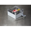 RS PRO Trace Heating Thermostat 75 mm x 125 mm x 125 mm, 0 °C to 90 °C Operating Temperature 665-7551