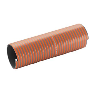 Contitech ALABAMA Polyvinyl Chloride Hose Pipe 76 mm Inside Diameter 85.2 mm Outside Diameter, 10m Length, Orange 171076RS10