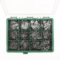 RS PRO Stainless Steel Washer Kit 1500 Pieces Internal Tooth, Plain and Spring Types 665-7321