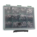 RS PRO Stainless Steel Washer Kit 1500 Pieces Internal Tooth, Plain and Spring Types 665-7321