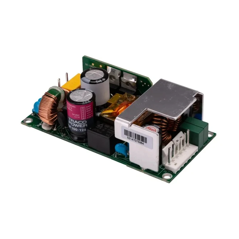 TRACOPOWER Switching Power Supply 24V DC 100W 264V AC Chassis Mount TOP 100-124