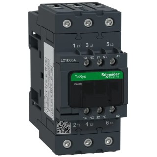 Schneider Electric LC1D Contactor 230V AC Coil, 3-Pole, 65 A Current, 30 kW Power Rating LC1D65AP7