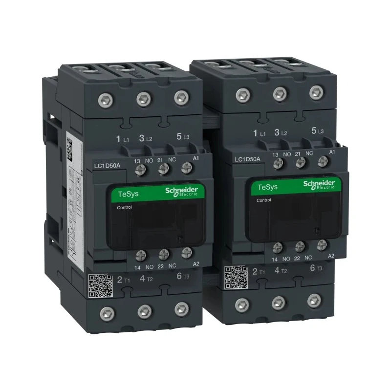 Schneider Electric Contactor 3-Pole 230V AC Coil 50A 22kW 690V AC LC2D50AP7