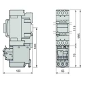 Schneider Electric LRD Overload Relay 1 NO/1 NC, Adjustable 37-50 A, 20 A Contact Rating, 22 kW Power, 3-Pole, DIN LRD350L