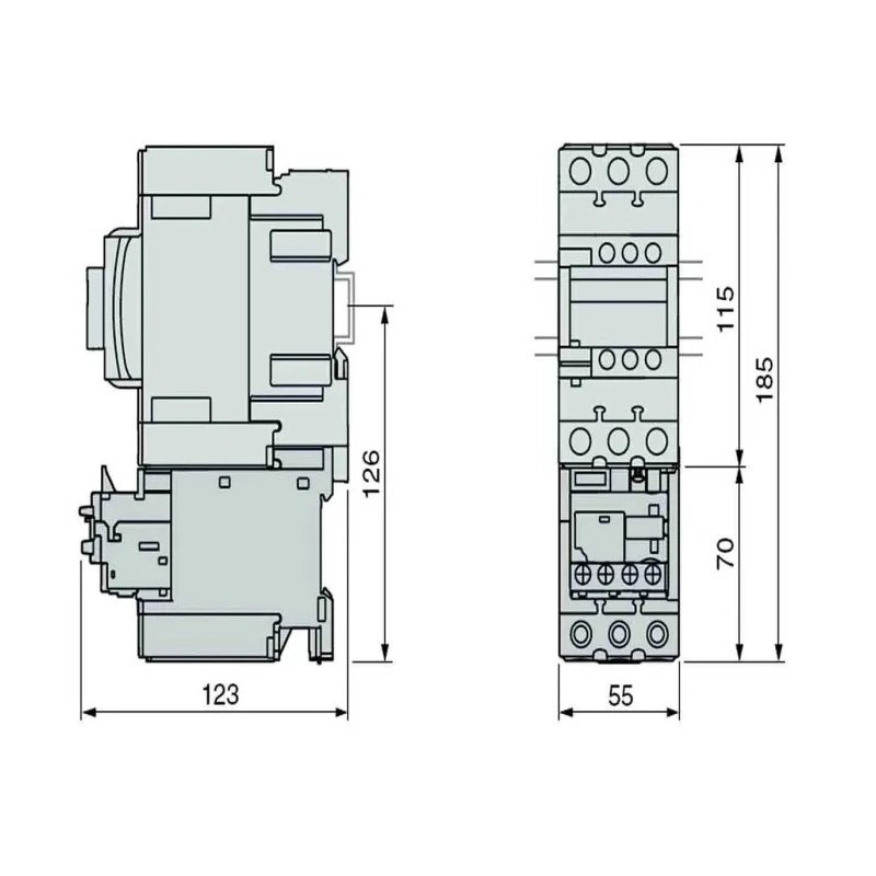 Schneider Electric LRD Overload Relay 1 NO/1 NC, Adjustable 37-50 A, 20 A Contact Rating, 22 kW Power, 3-Pole, DIN LRD350L