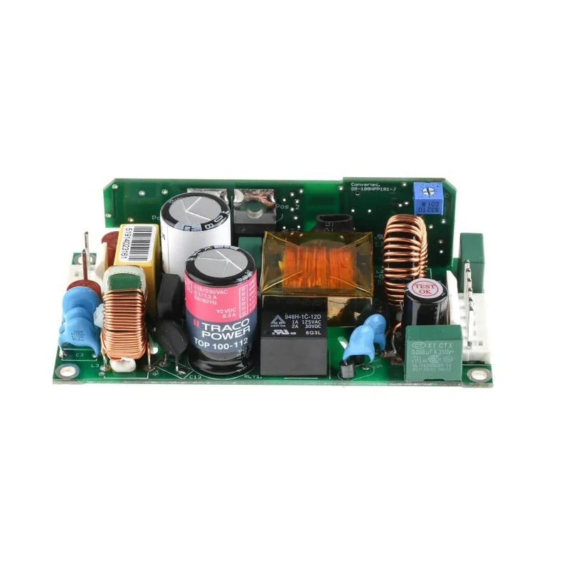 TRACOPOWER Switching Power Supply 12V dc, 100W, Chassis Mount, 91% Efficiency, TOP 100-112