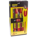 Stanley Insulated Phillips and Slotted Screwdriver Set 6-Piece, Tested to 10,000V, Chrome Vanadium Steel, Model 0-65-441
