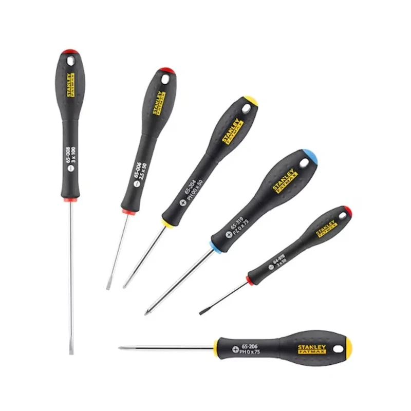 Stanley Precision Screwdriver Set Phillips, Pozidriv, Slotted 6-Piece 0-65-492