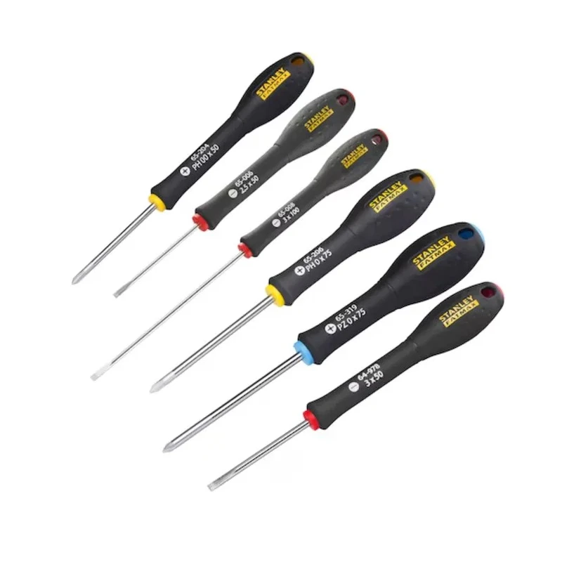 Stanley Precision Screwdriver Set Phillips, Pozidriv, Slotted 6-Piece 0-65-492