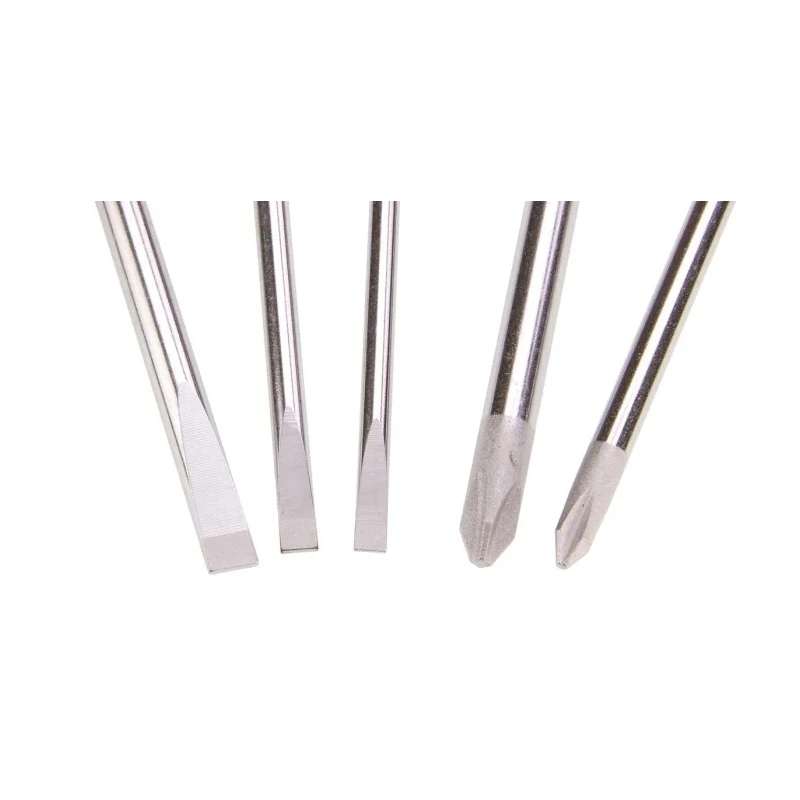 Stanley Tools Standard Screwdriver Set, 5-Piece with Parallel Tips 4 mm, 3.5 mm, 5.5 mm & Phillips PH1, PH2 0-65-440
