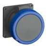 Amphenol Industrial Panel Mount Industrial Power Connector 32A, 230V, Blue, 2P+PE, Screw Clamp Terminals, Easy & Safe IP67