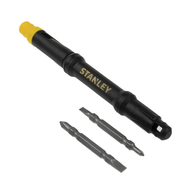 Stanley Interchangeable Standard Phillips Screwdriver Set, 3-Piece, Tip Sizes 1/8 in, 5/32 in, PH0, PH1 66-344M