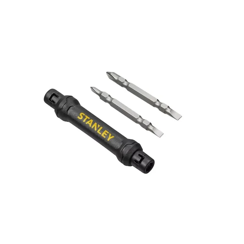Stanley Interchangeable Standard Phillips Screwdriver Set, 3-Piece, Tip Sizes 1/8 in, 5/32 in, PH0, PH1 66-344M