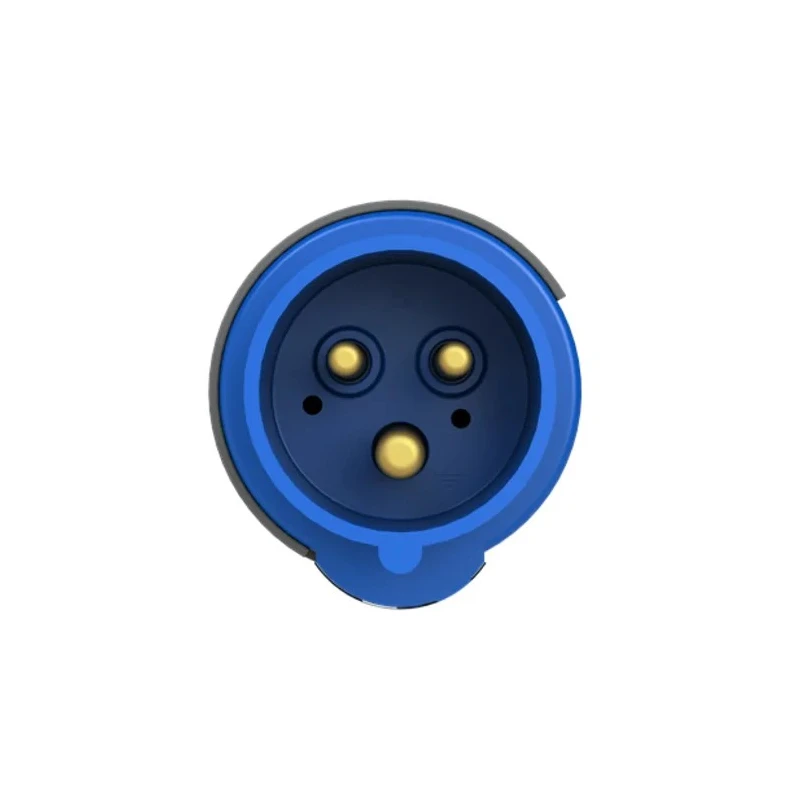 Amphenol Industrial Easy & Safe Blue Cable Mount 2P+PE Straight Industrial Power Connector 16A 230V 2CMA101947R1000 IP44