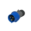 Amphenol Industrial Easy & Safe Blue Cable Mount 2P+PE Straight Industrial Power Connector 16A 230V 2CMA101947R1000 IP44