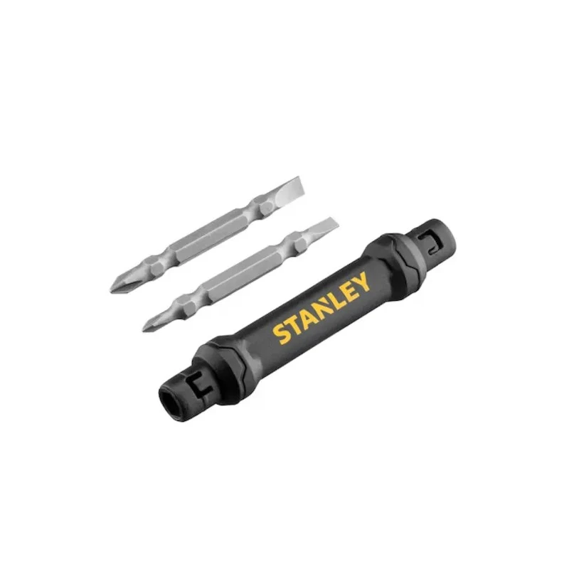 Stanley Interchangeable Standard Phillips Screwdriver Set, 3-Piece, Tip Sizes 1/8 in, 5/32 in, PH0, PH1 66-344M