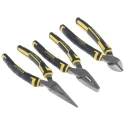 Stanley 3-Piece Plier Set Combination Cutters Long Nose Pliers Heat Treated Chrome-Carbon Steel 4-84-488
