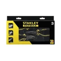 Stanley 3-Piece Plier Set Combination Cutters Long Nose Pliers Heat Treated Chrome-Carbon Steel 4-84-488