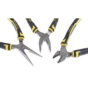 Stanley 3-Piece Plier Set Combination Cutters Long Nose Pliers Heat Treated Chrome-Carbon Steel 4-84-488