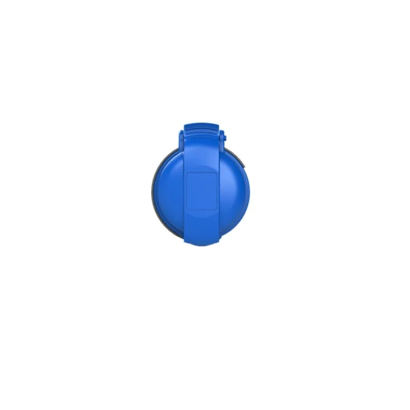 Amphenol Industrial Cable Mount Industrial Power Connector 2P+PE 16A 230V IP44 Blue Easy & Safe Series IP44