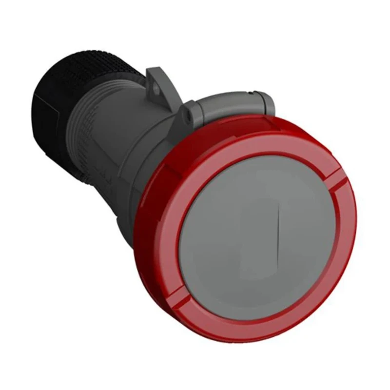 Amphenol Industrial Rated Industrial Power Connector 32A 415V IP67 Red Cable Mount 3P+N+PE Easy & Safe IP67