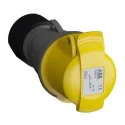 Amphenol Industrial Rated Industrial Power Connector 16A 110V IP44 Cable Mount 2P+PE Easy & Safe IP44