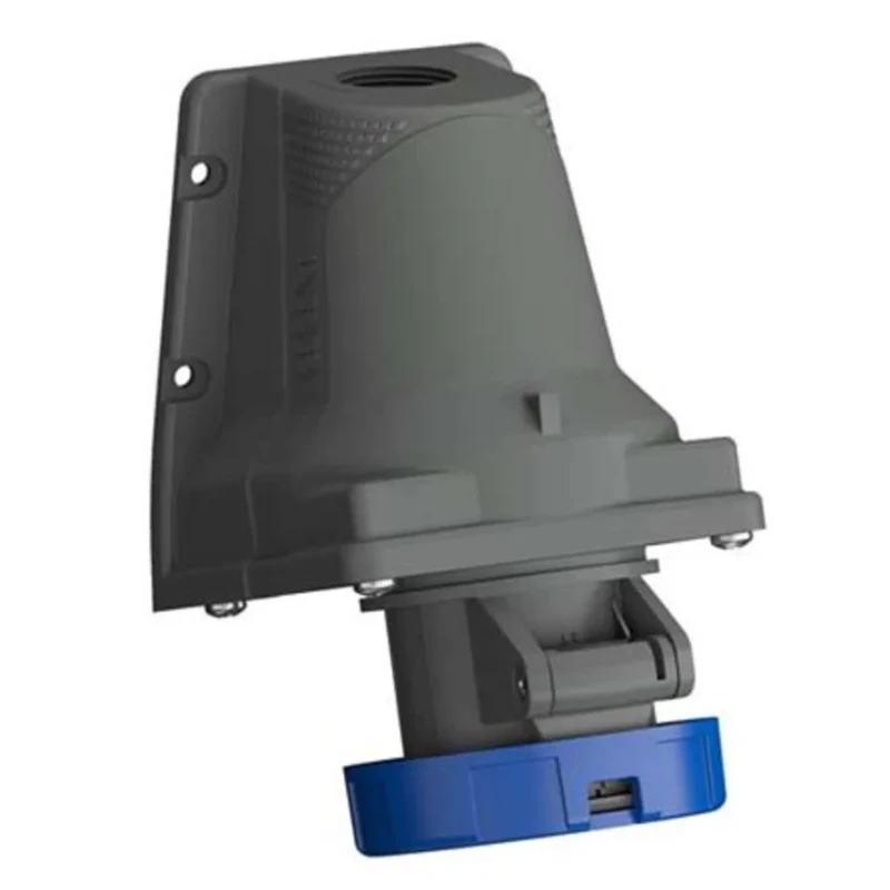 Amphenol Industrial Wall Mount Industrial Power Connector 2P+PE 16A 230V IP67 Easy & Safe 2CMA101213R1000 216ERS6W