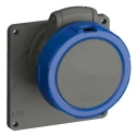 Amphenol Industrial Panel Mount Industrial Power Connector 16A 230V IP67 Blue, 2P+PE, Easy & Safe IP67