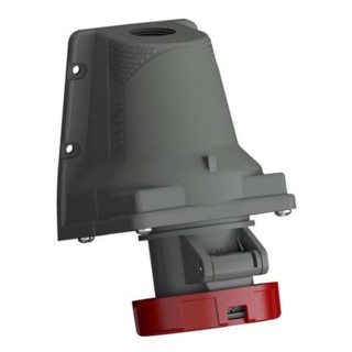 Amphenol Industrial Wall Mount Industrial Power Connector 3P+N+PE 32A 415V IP67 Easy & Safe 2CMA101253R1000 432ERS6W