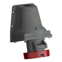 Amphenol Industrial Wall Mount Industrial Power Connector 32A 230V IP67 Red, 3P+PE Easy & Safe IP67