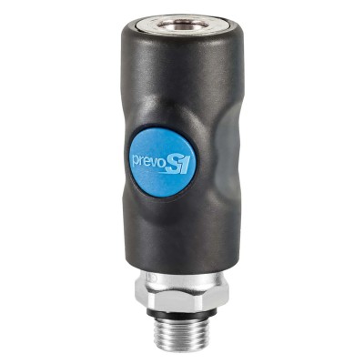 PREVOST Composite Body Safety Quick Connect Coupling 3/8 in Male BSP ISI 061152CP
