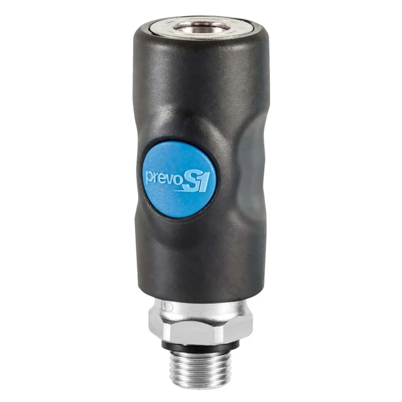 PREVOST Composite Body Safety Quick Connect Coupling 3/8 in Male BSP ISI 061152CP