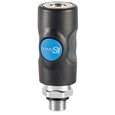 PREVOST Composite Body Safety Quick Connect Coupling 1/2 in Male BSP ISI 061153CP