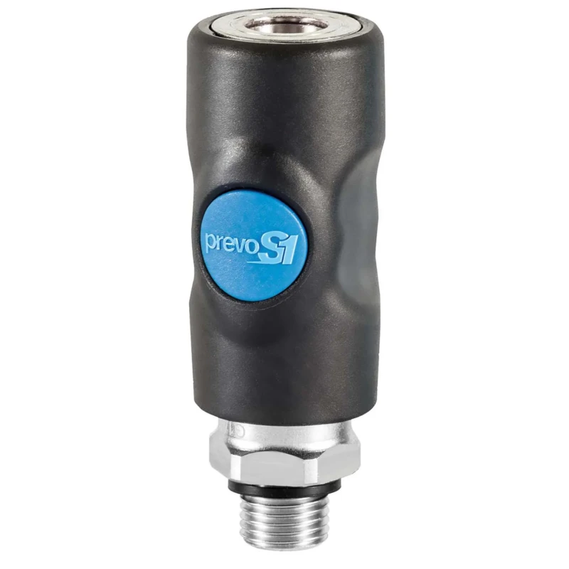 PREVOST Composite Body Safety Quick Connect Coupling 1/2 in Male BSP ISI 061153CP