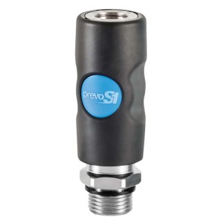PREVOST Composite Body Safety Quick Connect Coupling 1/4 in Male BSP ISI 081151CP