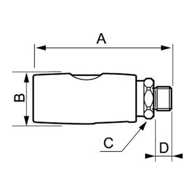 PREVOST Composite Body Safety Quick Connect Coupling 1/4 in Male BSP ISI 081151CP