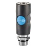 PREVOST Composite Body Safety Quick Connect Coupling 1/2 in Male BSP ISI 081153CP