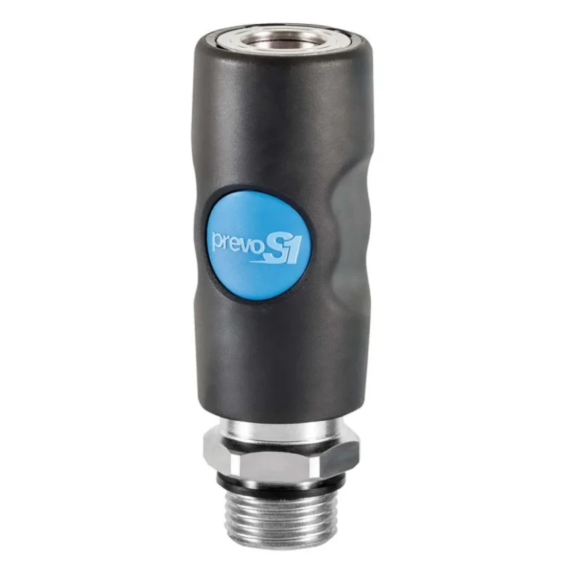 PREVOST Composite Body Safety Quick Connect Coupling 3/8 in Male BSP ISI 081152CP