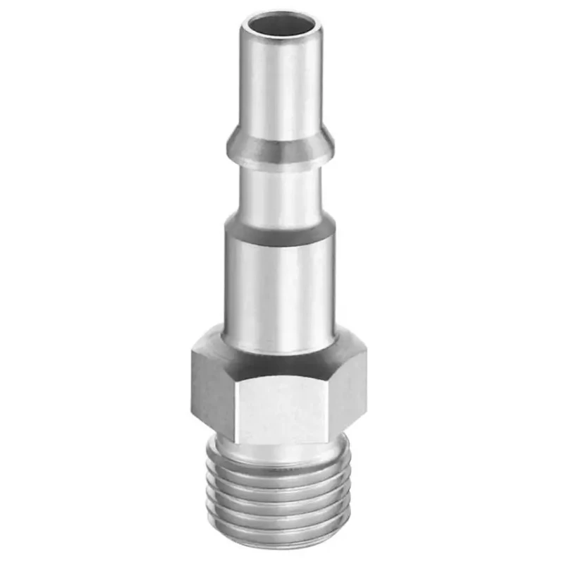 PREVOST Treated Steel Plug for Pneumatic Quick Connect Coupling, 1/4 in Male BSP CRP 066151P2