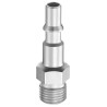 PREVOST Treated Steel Plug for Pneumatic Quick Connect Coupling, 1/4 in Male BSP CRP 066151P2