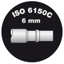 PREVOST Treated Steel Plug for Pneumatic Quick Connect Coupling, 1/4 in Male BSP CRP 066151P2