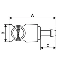 PREVOST Composite Body Safety Quick Connect Coupling 10mm CSI 061810CP