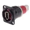 Switchcraft 6 Way Straight Panel Firewire Connector Female EHFW2BPKG